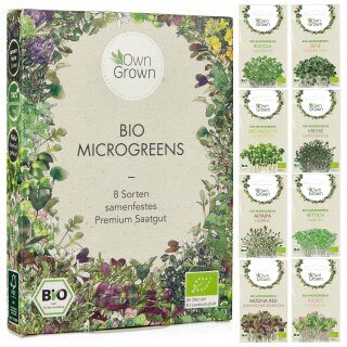 BIO Microgreens 8er Saatgut-Set